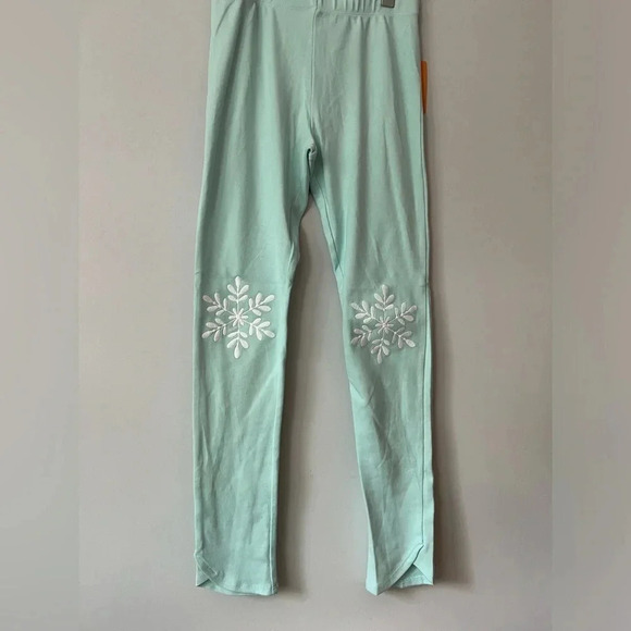 Gymboree Ice Figure Skates Shirt & Snowflake Leggings  Matching Set | Size 10 - Picture 5 of 11